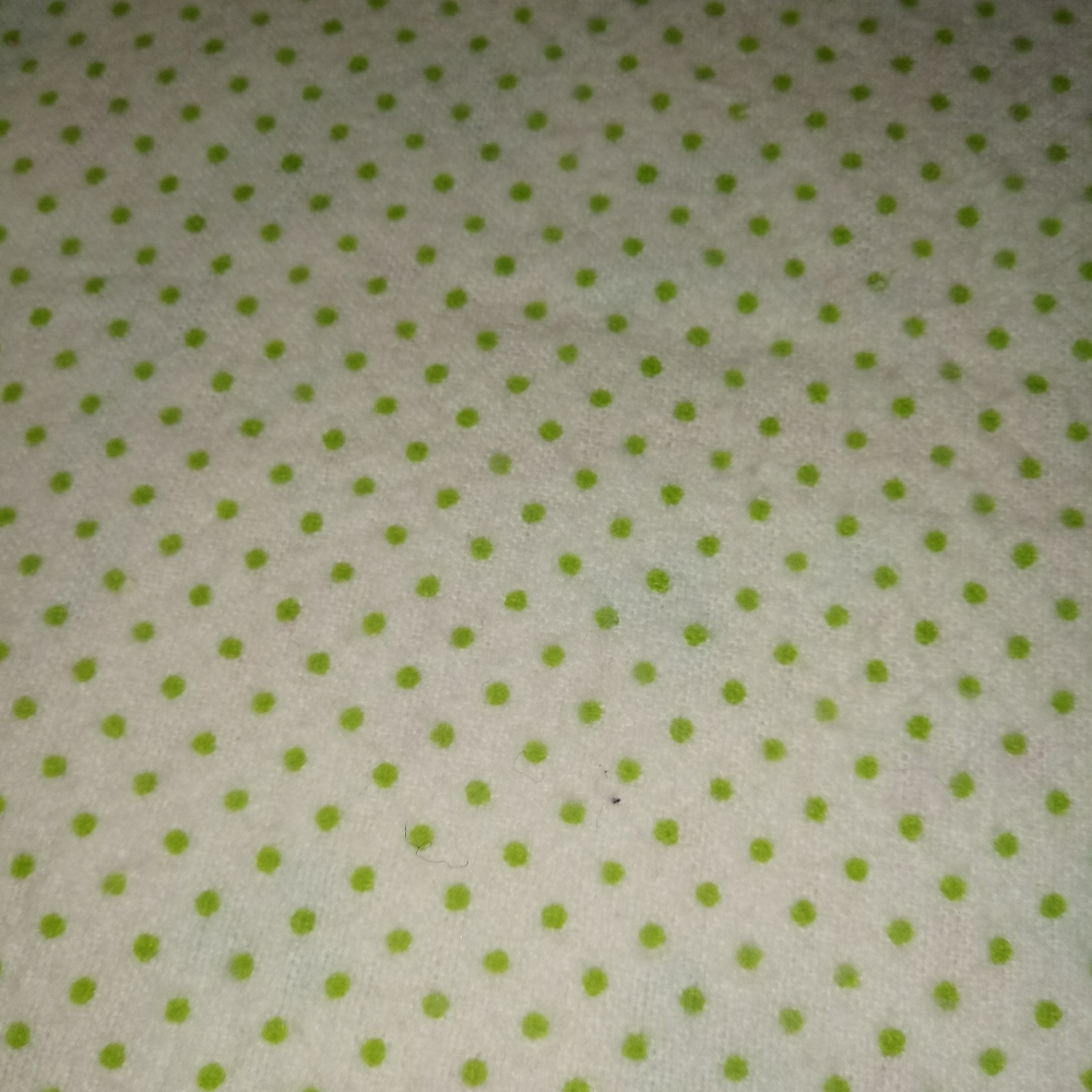 Homemade Green and Pink China Plates Baby Blankets - Picture 6 of 6